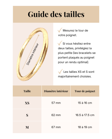 Bracelet bouddhiste - jonc - mantra - couleur - détail - doré - feuille d'or - chance - porte bonheur - paloma bijoux