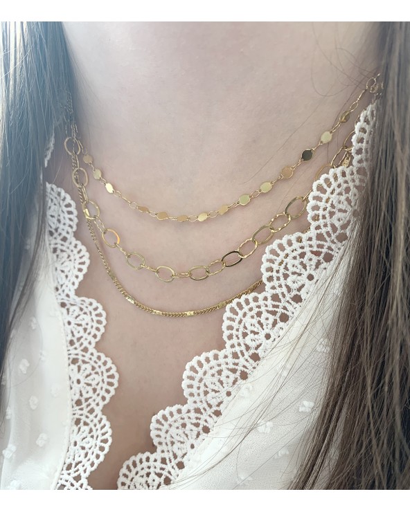 Collier Amanda 3 chaînes en acier inoxydable - Paloma Bijoux - 2022