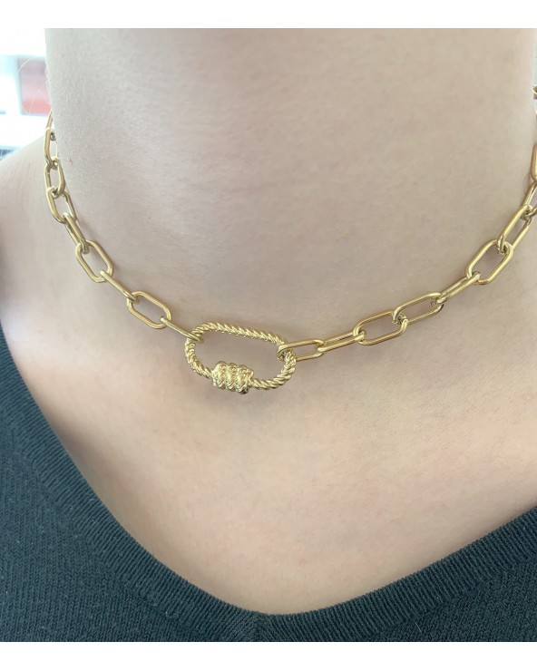 Collier Emmy ras le cou en acier inoxydable - Paloma Bijoux - 2022