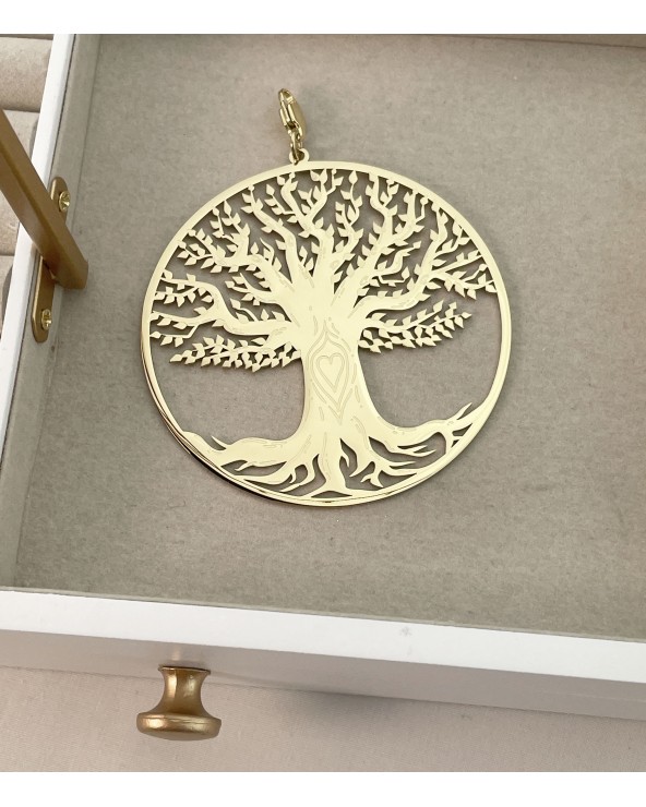 Pendentif Arbre de vie - Acier chirurgical