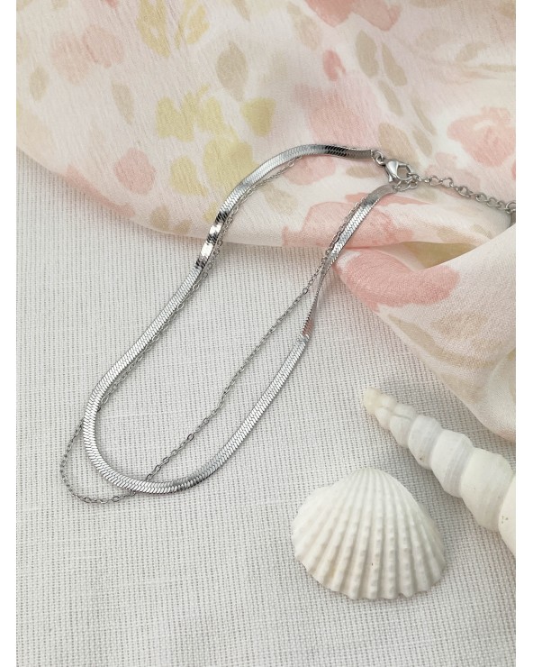 Bracelet de chevilles - acier chirurgical - bijoux femme tendance -Paloma Bijoux