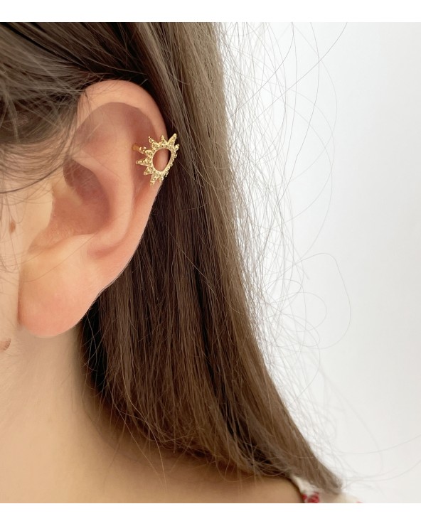 Mono boucle d'oreille hélix - faux piercing - bijoux tendance - acier chirurgical 316L
