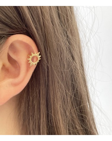 Mono boucle d'oreille hélix - faux piercing - bijoux tendance - acier chirurgical 316L