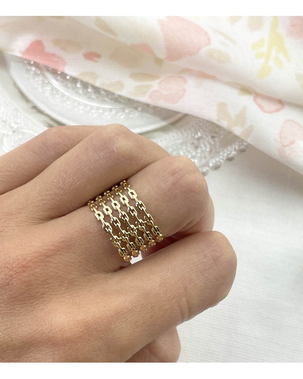 Bague tendance - Acier chirurgical - Paloma Bijoux