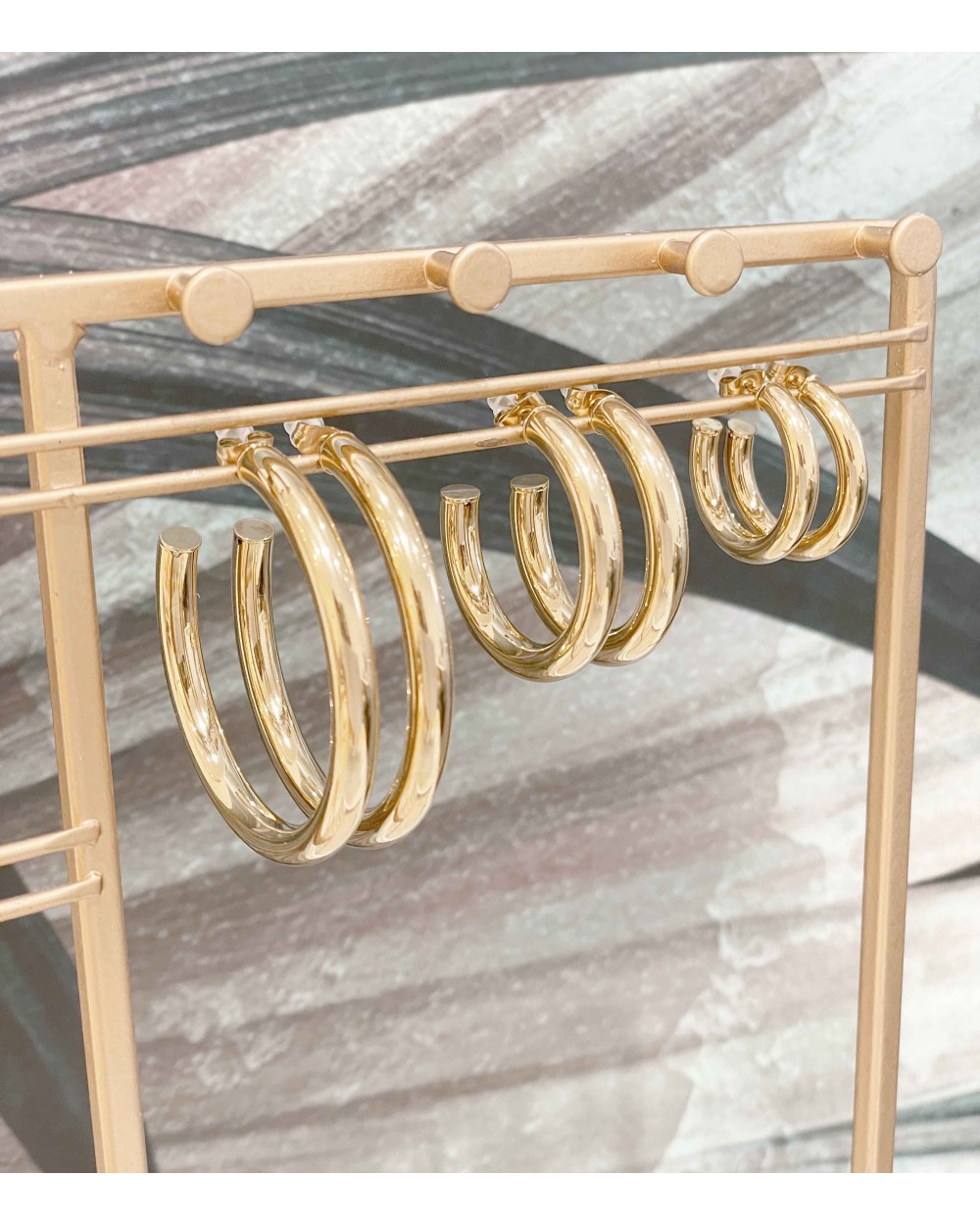 Autiga Boucles D’Oreilles Créoles Acier Inoxydable Femme – 10 à 75 Mm, Minimalistes & Intemporelles