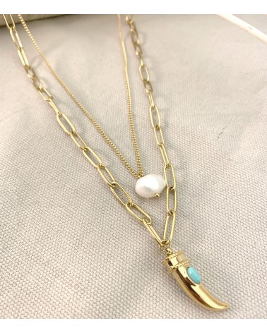 Collier Fanny en acier inoxydable - Paloma Bijoux - 2022