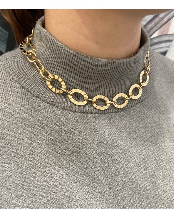 Collier Bérénice - Acier inoxydable doré à l'or fin