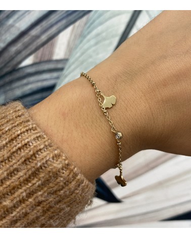 bracelet Debora - acier inoxydable - Paloma Bijoux