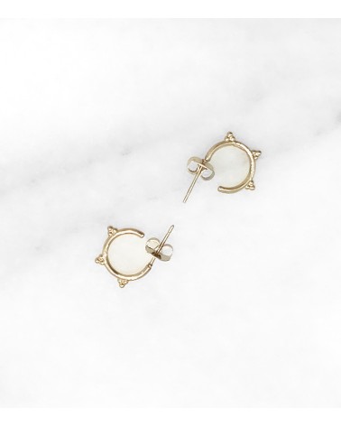 Boucles d'oreilles Brooklyn - Acier inoxydable - Palome Bijoux