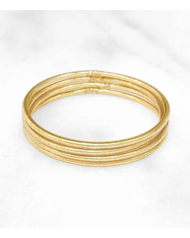 Bracelet bouddhiste - fin - doré - argenté - cuivré - Champage -  tendance - mantra - printemps - été - bijoux -