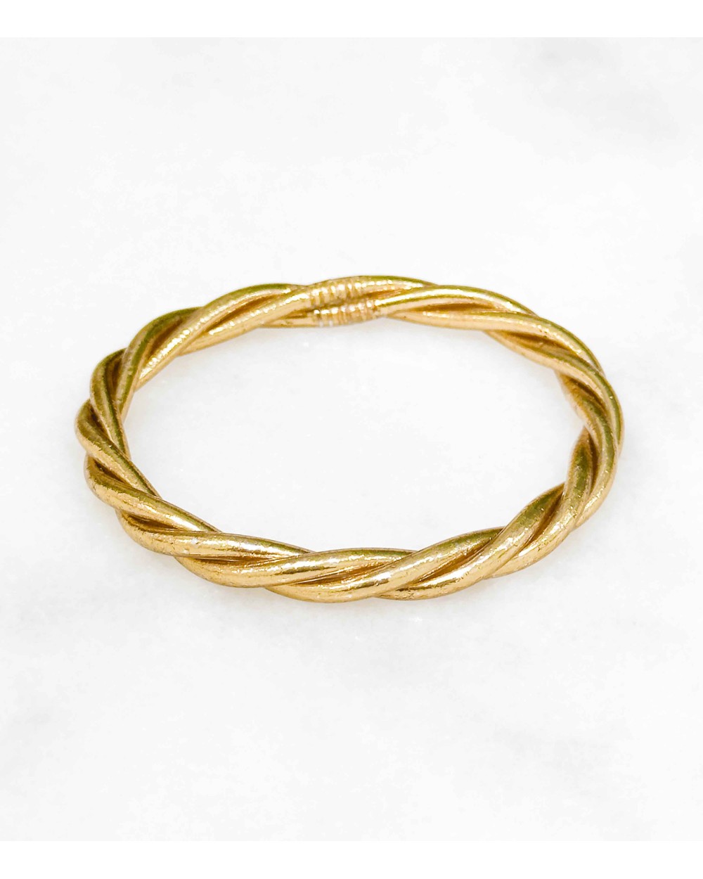 Bracelet bouddhiste - torsadé - fin - doré - argenté - cuivré - Champage -  tendance - printemps - été - bijoux -