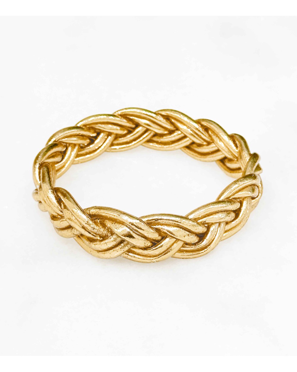 Bracelet bouddhiste - double tressé - épais - doré - argenté - cuivré - Champage -  tendance - printemps - été - bijoux -