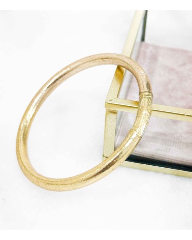 Bracelet bouddhiste - bi-color - doré - argenté - cuivré - Champage -  tendance - mantra - printemps - été - bijoux -