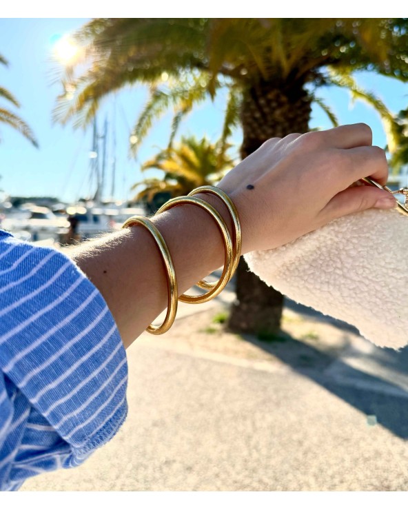 Bracelet bouddhiste - doré - argenté - cuivré - Champage -  tendance - mantra - printemps - été - bijoux -