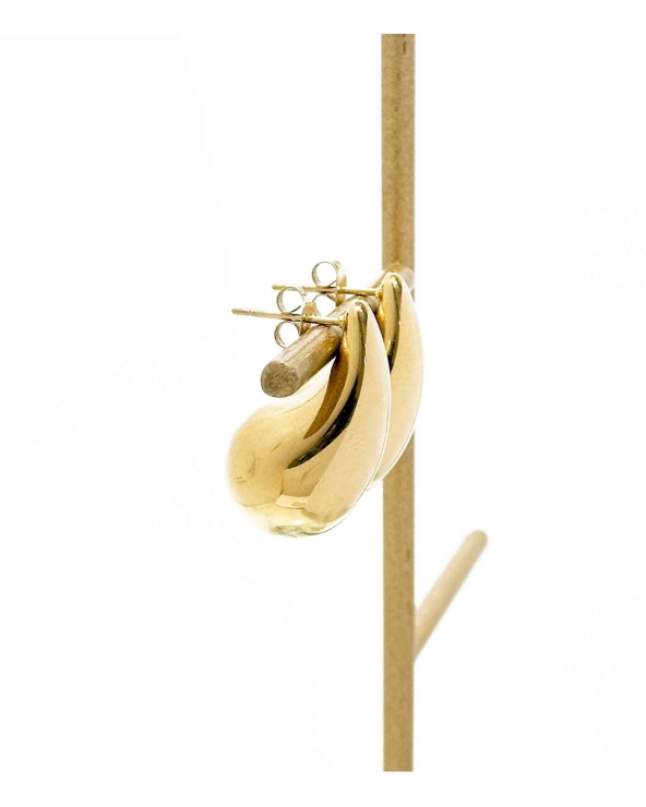 Boucles d'oreilles - gouttes - doré - acier inoxydable - pendantes - paloma bijoux