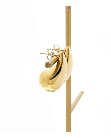 Boucles d'oreilles - gouttes - doré - acier inoxydable - pendantes - paloma bijoux