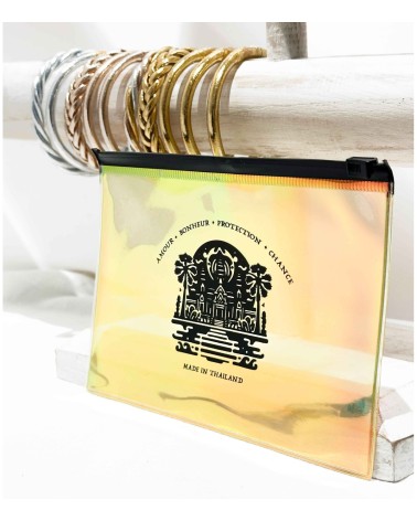 Bracelet bouddhiste - doré - argenté - cuivré - Champage -  tendance - mantra - printemps - été - bijoux -