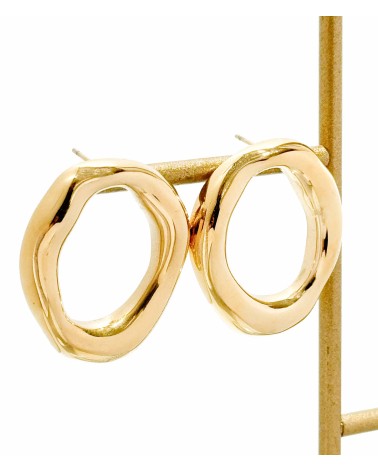 Boucles d'oreilles - rondes - large - imposante - acier inoxydable - été - rouille pas - plage - paloma bijoux