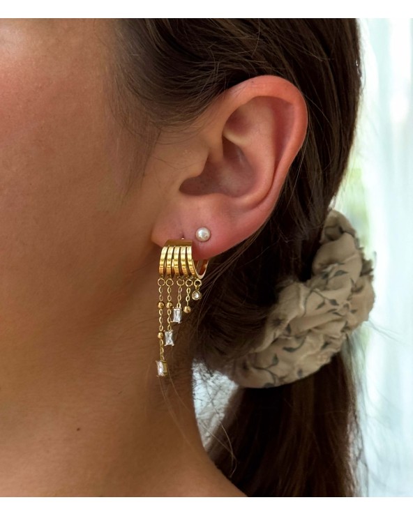 Boucles d'oreilles - créoles - pendantes - brille - larges - petites - paloma bijoux