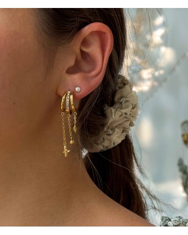 Boucles d'oreilles - créoles - pendantes - brille - larges - petites - paloma bijoux