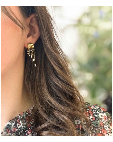 Boucles d'oreilles - créoles - pendantes - brille - larges - petites - paloma bijoux