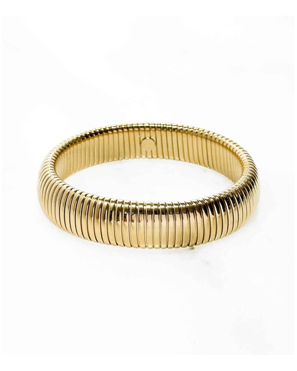 Bracelet - maille souple - jonc - élastique - accordéon - paloma bijoux