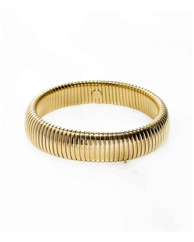 Bracelet - maille souple - jonc - élastique - accordéon - paloma bijoux
