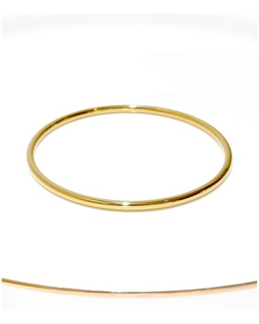 Bracelet - jonc - simple - doré - acier inoxydable - ne rouille pas - anneau - Paloma Bijoux